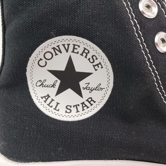Converse CTAS Move HI Womens Size 8.5 Black Canvas Platform Sneaker Shoes 568497 - Picture 9 of 16